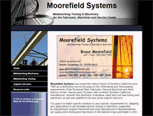 Tablet Screenshot of moorefieldsystems.com